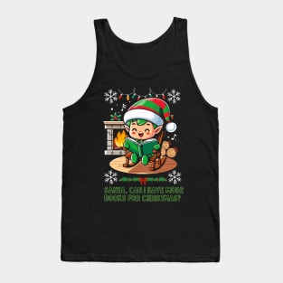 Can I Have More Books for Christmas? Tank Top